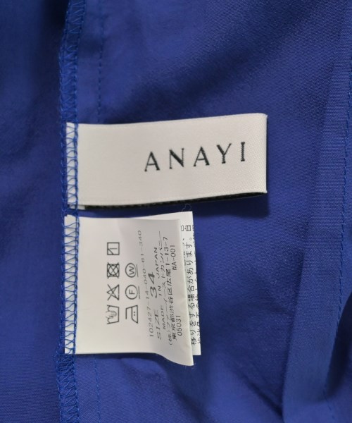 ANAYI（アナイ）ワンピース 青 サイズ:34(XS位) レディース/2200665218033