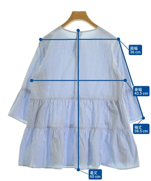 ANAYI（アナイ）ブラウス 青 サイズ:38(M位) レディース/2200663867066