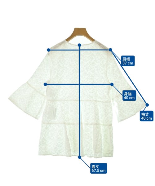 ANAYI（アナイ）ブラウス 白 サイズ:38(M位) レディース/2200663867073