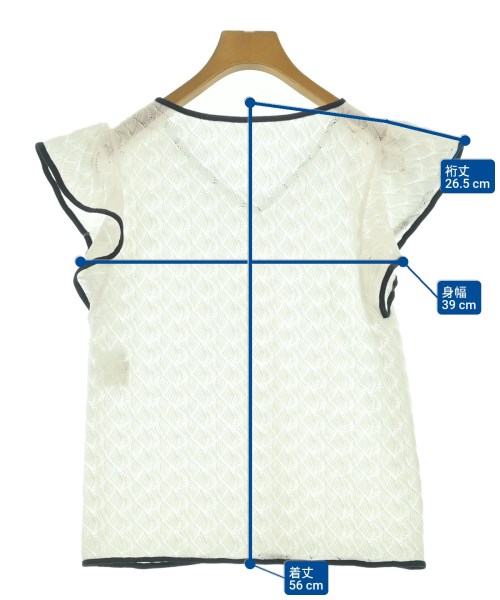 ANAYI（アナイ）ベスト/ノースリーブ 白 サイズ:38(M位) レディース/2200663867141