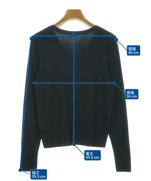 ANAYI（アナイ）カーディガン 黒 サイズ:38(M位) レディース/2200662940234