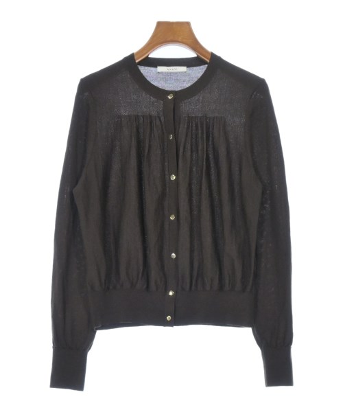 ANAYI(アナイ)カーディガン 茶 サイズ:38(M位)/2200664525026