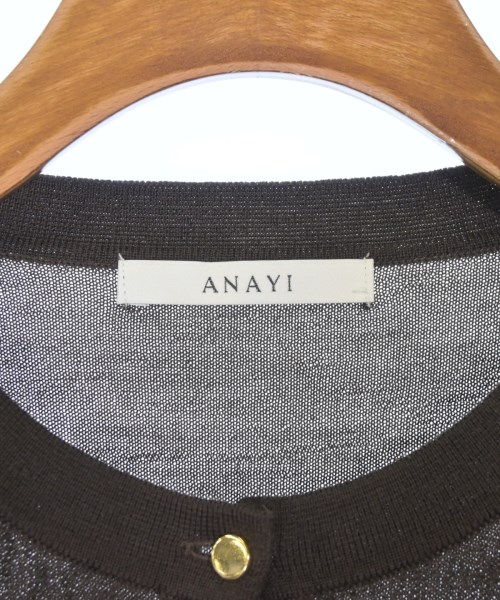 ANAYI（アナイ）カーディガン 茶 サイズ:38(M位) レディース/2200664525026