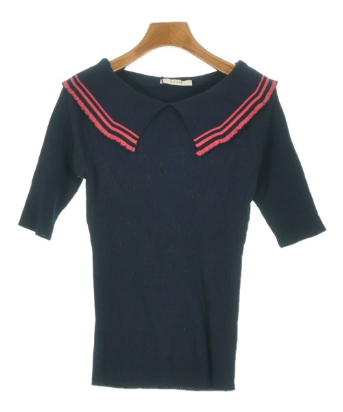 ANAYI(アナイ)ニット・セーター 紺 サイズ:38(M位)/2200665652127