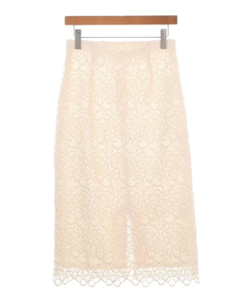 ANAYI(アナイ)ロング・マキシ丈スカート 白 サイズ:38(M位)/2200668185011