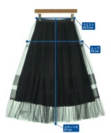 ANAYI（アナイ）ロング・マキシ丈スカート 黒 サイズ:36(S位) レディース/2200671243159