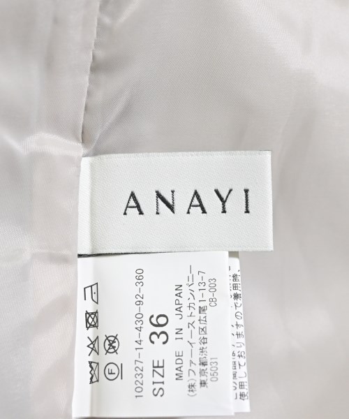 ANAYI（アナイ）ワンピース グレー サイズ:36(S位) レディース/2200672281020