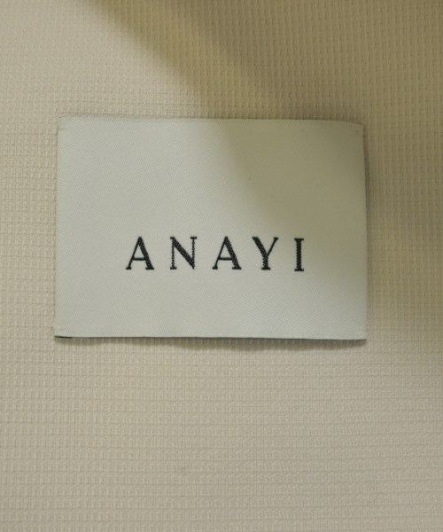 ANAYI（アナイ）ノーカラージャケット 白 サイズ:38(M位) レディース/2200726421037