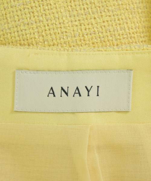 ANAYI（アナイ）ロング・マキシ丈スカート 黄 サイズ:36(S位) レディース/2200724911073