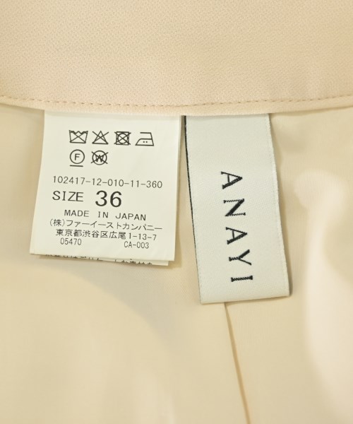 ANAYI（アナイ）スラックス ベージュ サイズ:36(S位) レディース/2200726405082