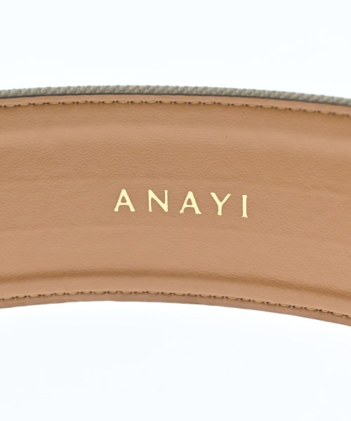 ANAYI（アナイ）ベルト 白 サイズ:- レディース/2200721381329