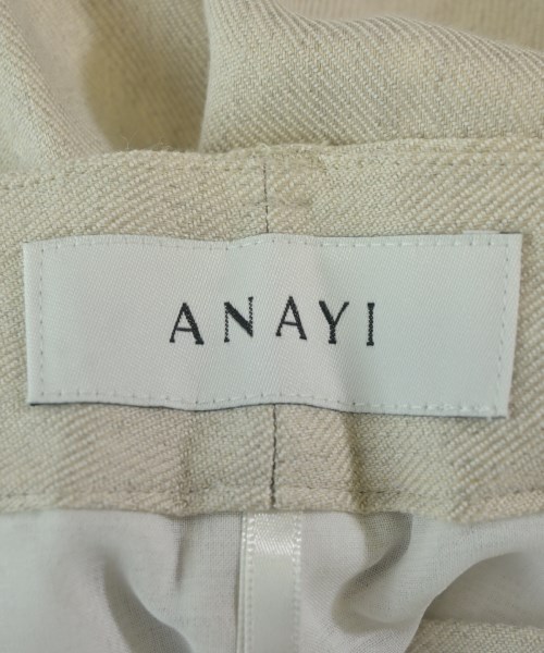 ANAYI（アナイ）スラックス ベージュ サイズ:38(M位) レディース/2200722080221