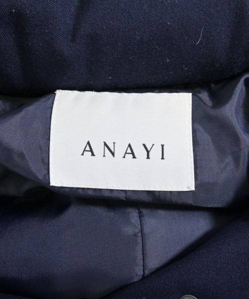 ANAYI（アナイ）ダウンコート 紺 サイズ:36(S位) レディース/2200718826024