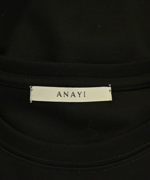 ANAYI（アナイ）Tシャツ・カットソー 黒 サイズ:36(S位) レディース/2200721004082