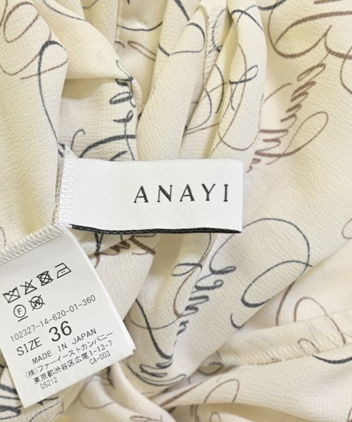 ANAYI（アナイ）ワンピース 白 サイズ:36(S位) レディース/2200684096056