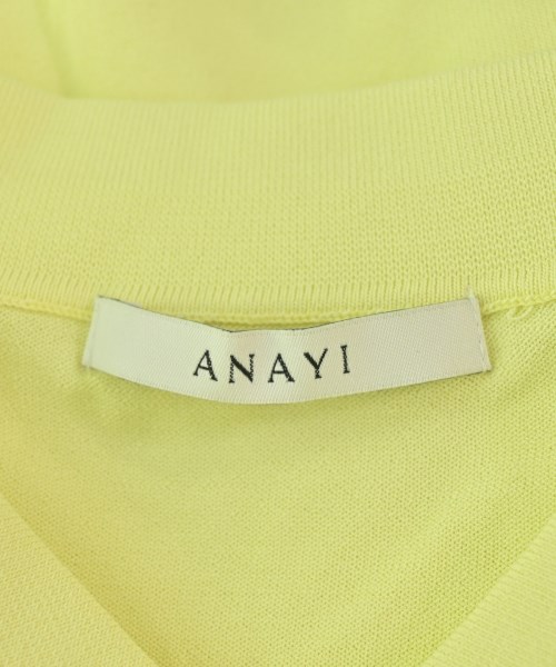 ANAYI（アナイ）ニット・セーター 黄 サイズ:38(M位) レディース/2200684131016