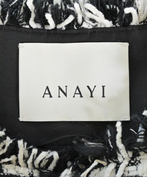ANAYI（アナイ）ノーカラージャケット 白 サイズ:38(M位) レディース/2200681508149