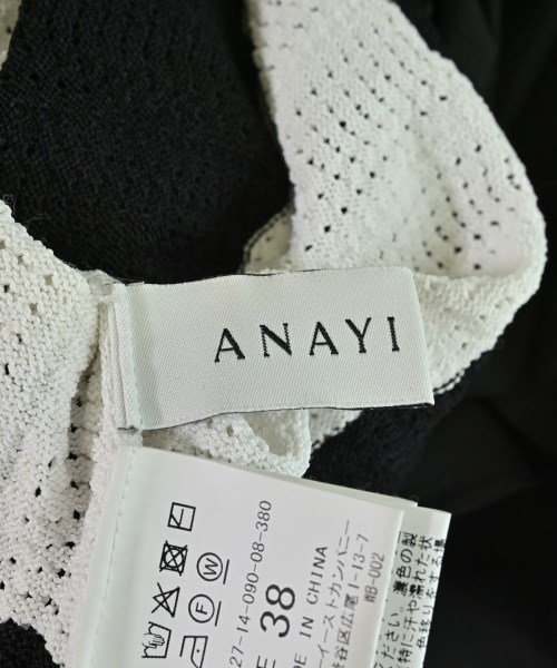 ANAYI（アナイ）ワンピース 黒 サイズ:38(M位) レディース/2200692949160