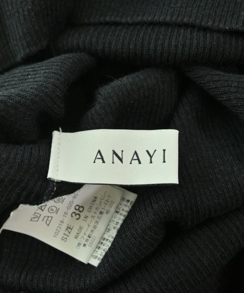 ANAYI（アナイ）ニット・セーター 黒 サイズ:38(M位) レディース/2200693326021