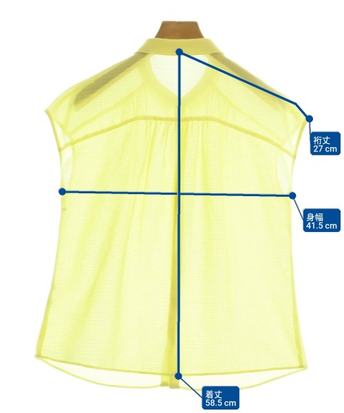 Nolley's（ノーリーズ）ブラウス 黄 サイズ:38(M位) レディース/2200632820061