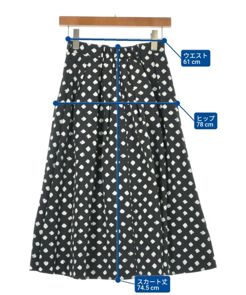 Nolley's（ノーリーズ）ロング・マキシ丈スカート 黒 サイズ:36(S位) レディース/2200620372022