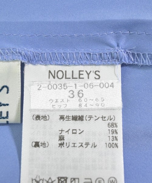 Nolley's（ノーリーズ）ロング・マキシ丈スカート 青 サイズ:36(S位) レディース/2200630024119