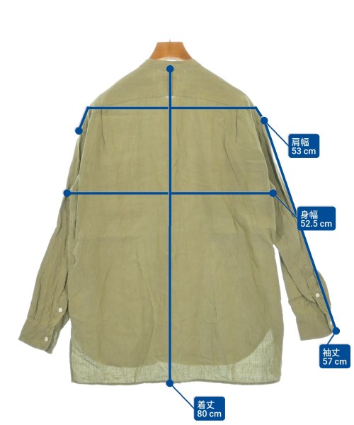 Nolley's（ノーリーズ）カジュアルシャツ カーキ サイズ:M メンズ/2200629448087