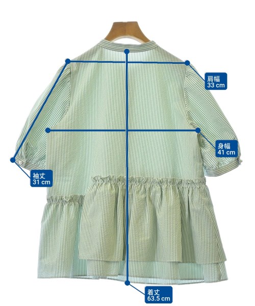 Nolley's（ノーリーズ）カジュアルシャツ 緑 サイズ:38(M位) レディース/2200622074054