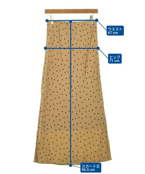 Nolley's（ノーリーズ）ロング・マキシ丈スカート ベージュ サイズ:38(M位) レディース/2200638112047