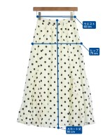 Nolley's（ノーリーズ）ロング・マキシ丈スカート 白 サイズ:36(S位) レディース/2200620390026