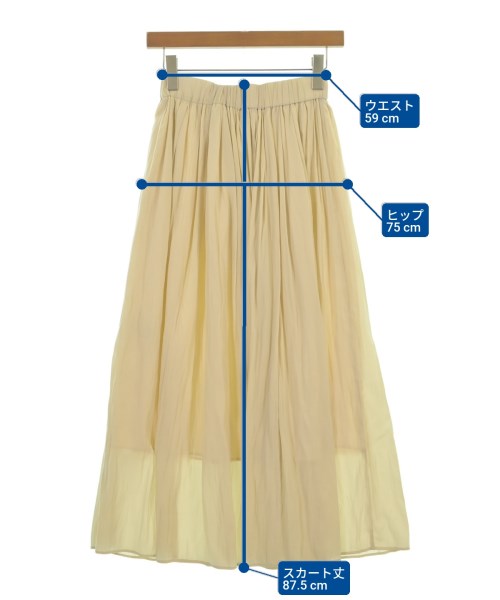 Nolley's（ノーリーズ）ロング・マキシ丈スカート ベージュ サイズ:36(S位) レディース/2200626013097