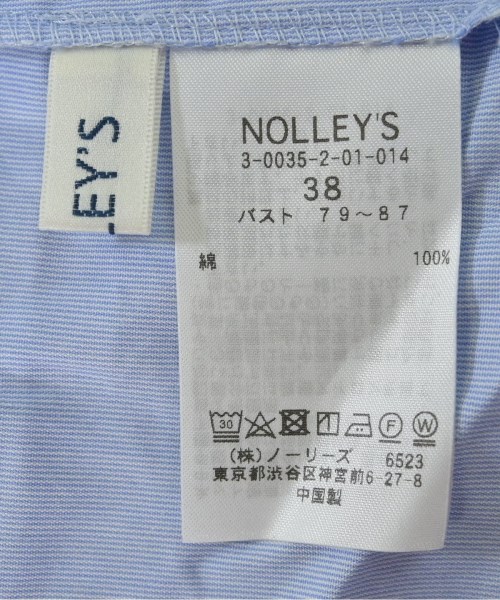 Nolley's（ノーリーズ）カジュアルシャツ 青 サイズ:38(M位) レディース/2200620798143