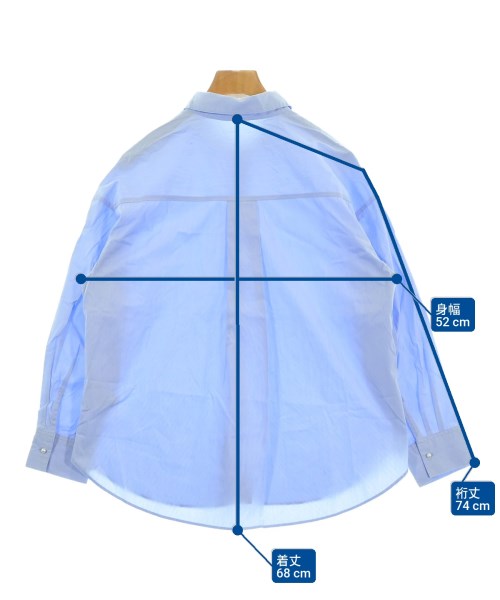 Nolley's（ノーリーズ）カジュアルシャツ 青 サイズ:38(M位) レディース/2200620798143