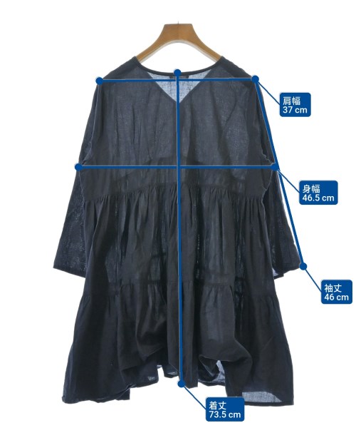 Nolley's（ノーリーズ）ブラウス 紺 サイズ:F レディース/2200631837060