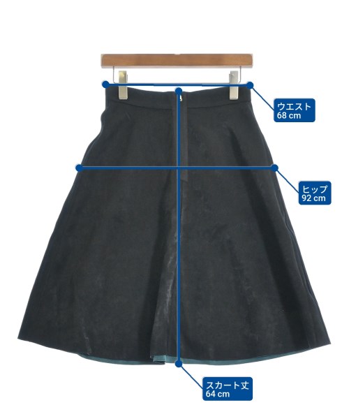 Nolley's（ノーリーズ）ひざ丈スカート 黒 サイズ:38(M位) レディース/2200637119337