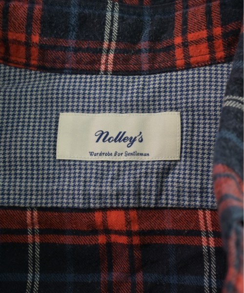 Nolley's（ノーリーズ）カジュアルシャツ 赤 サイズ:XL メンズ/2200550202048