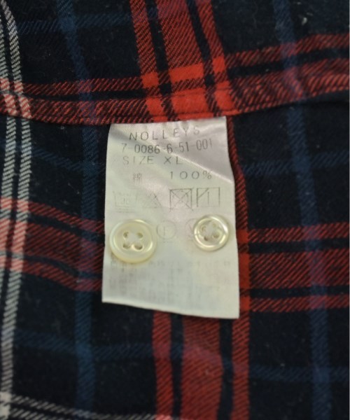 Nolley's（ノーリーズ）カジュアルシャツ 赤 サイズ:XL メンズ/2200550202048
