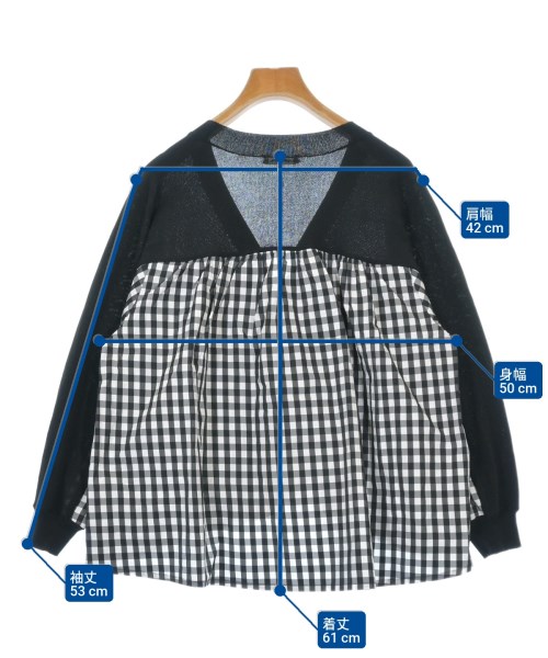 Nolley's（ノーリーズ）カーディガン 黒 サイズ:38(M位) レディース/2200622116020