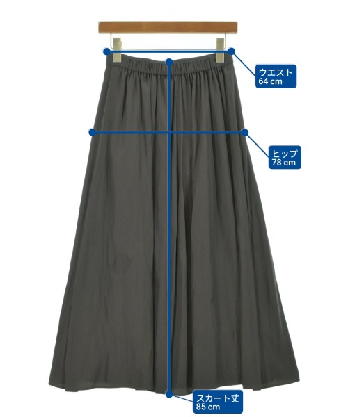 Nolley's（ノーリーズ）ロング・マキシ丈スカート グレー サイズ:38(M位) レディース/2200623415092