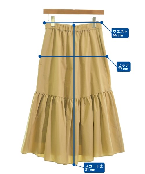 Nolley's（ノーリーズ）ロング・マキシ丈スカート ベージュ サイズ:38(M位) レディース/2200624447054