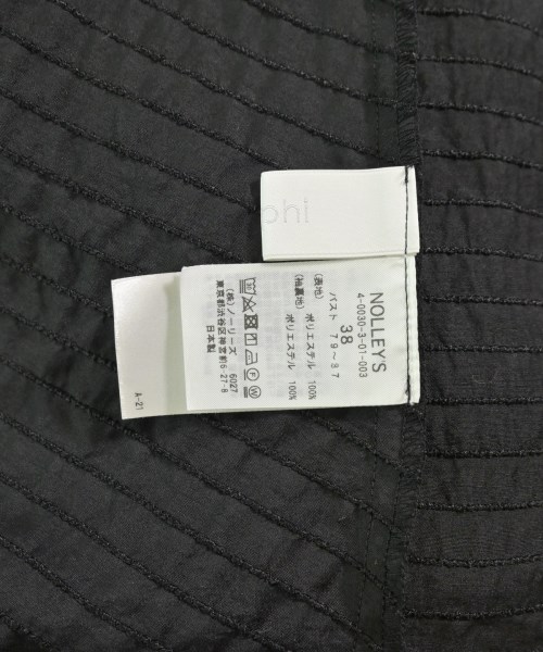 Nolley's（ノーリーズ）ブラウス 黒 サイズ:38(M位) レディース/2200610456114