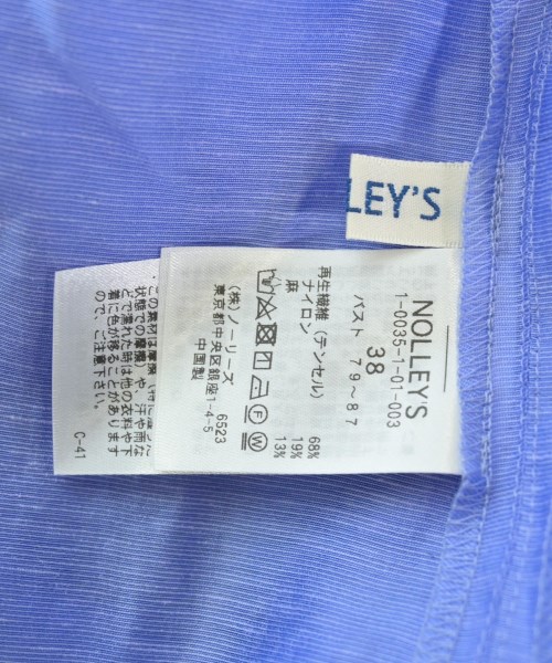 Nolley's（ノーリーズ）カジュアルシャツ 青 サイズ:38(M位) レディース/2200617593164