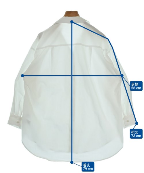 Nolley's（ノーリーズ）カジュアルシャツ 白 サイズ:38(M位) レディース/2200631464037