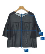 Nolley's（ノーリーズ）カジュアルシャツ 黒 サイズ:38(M位) レディース/2200616708040