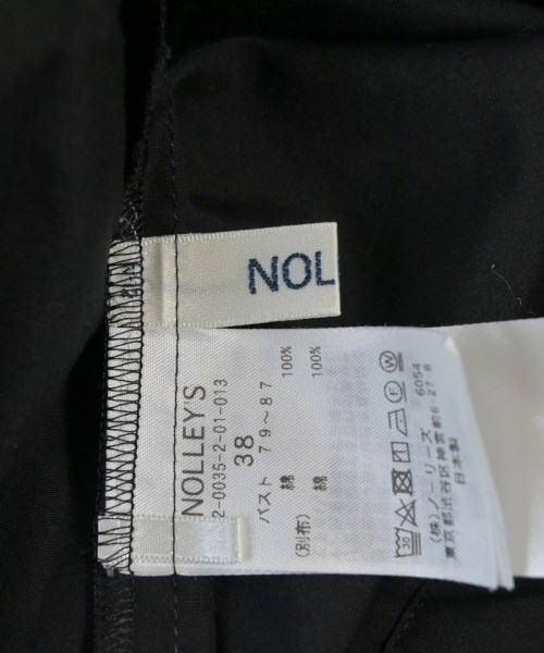 Nolley's（ノーリーズ）カジュアルシャツ 黒 サイズ:38(M位) レディース/2200619993078
