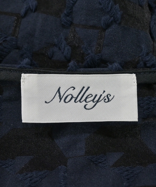 Nolley's（ノーリーズ）ブラウス 紺 サイズ:38(M位) レディース/2200608748023