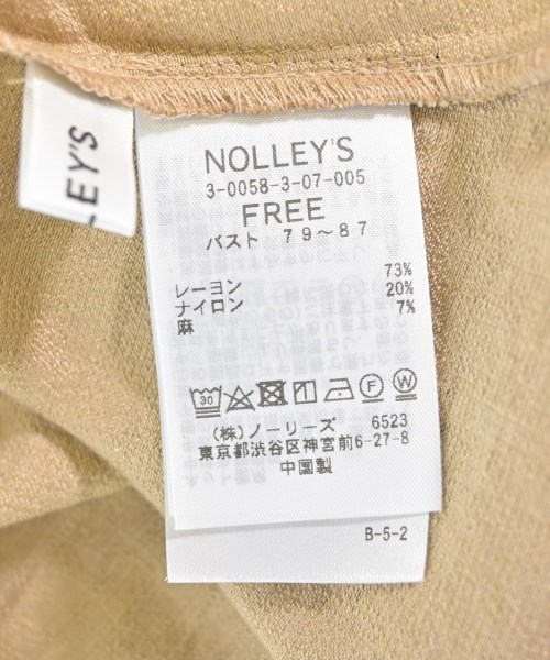 Nolley's（ノーリーズ）ワンピース ベージュ サイズ:F レディース/2200609526057