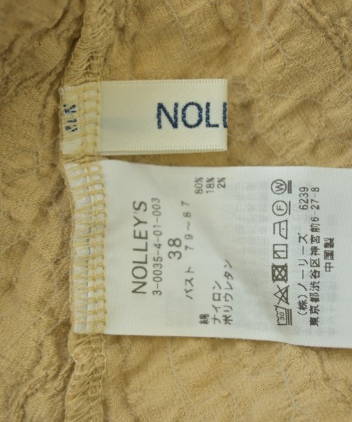 Nolley's（ノーリーズ）ブラウス ベージュ サイズ:38(M位) レディース/2200608738048