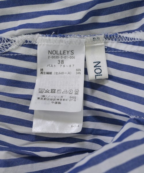 Nolley's（ノーリーズ）ブラウス 青 サイズ:38(M位) レディース/2200612793156