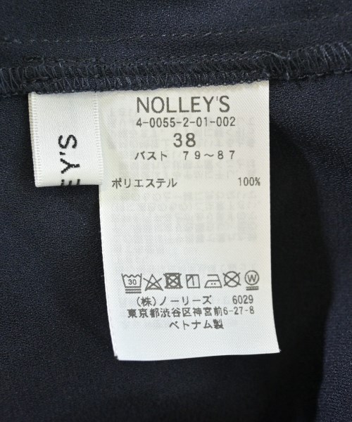 Nolley's（ノーリーズ）ブラウス 紺 サイズ:38(M位) レディース/2200615493053